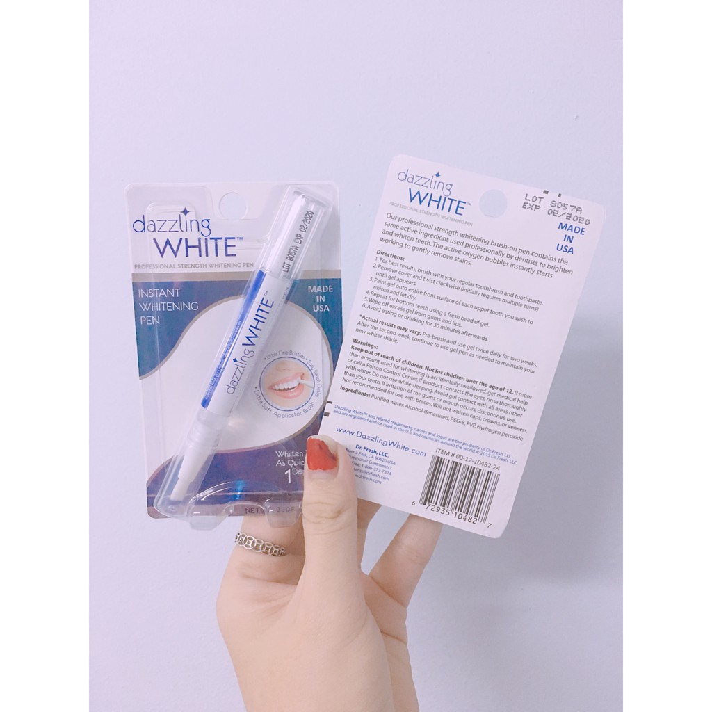 Bút tẩy trắng răng Dazzling White Instant Whitening Pen