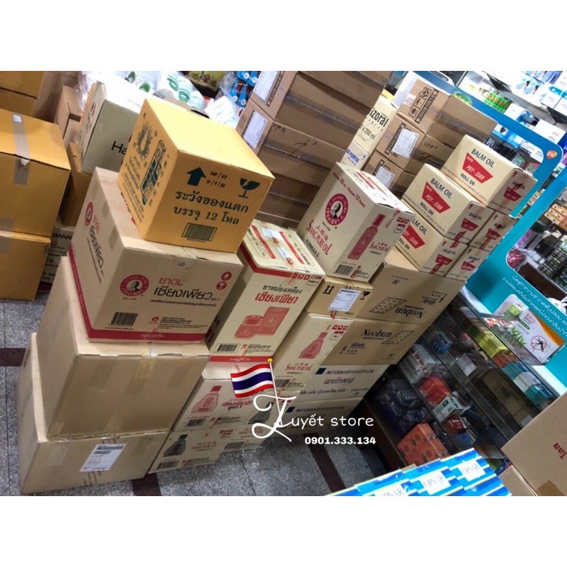 Dầu ông già Đỏ, Trắng  Thái lan 7cc