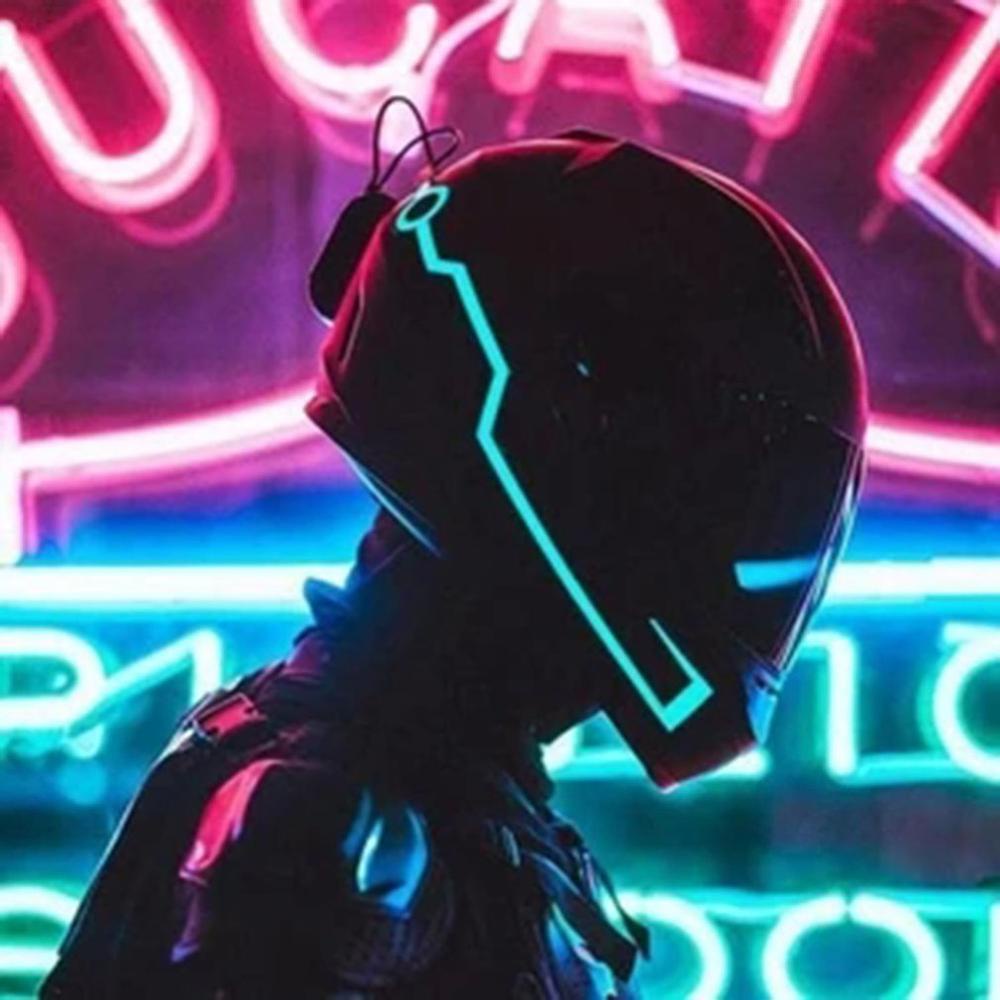 Bộ 4 Đèn LED Cảnh Báo Ánh Sáng Lạnh Chống Thấm Nước Gắn Mũ Bảo Hiểm Cho Xe Đạp / Xe Máy