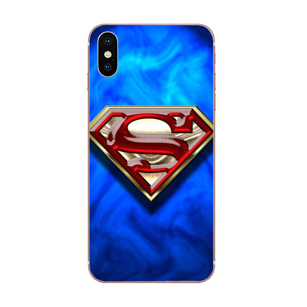 Ốp Lưng Trong Suốt In Logo Superman / Superman Cho Samsung Galaxy A10 A20 A20e A3 A40 A5 A50 A7 J3 J5 J6 J7 2016 2017 2018