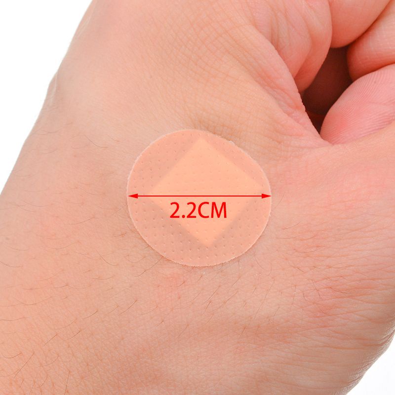 100 miếng dán cấy chỉ tròn BANDAGE. Băng keo cá nhân tròn 5.0