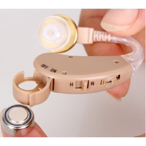 Máy trợ thính Axon X168 đeo tai chạy pin