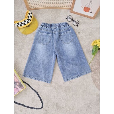 Quần lửng jean JOOKYLI bé gái 24G0935