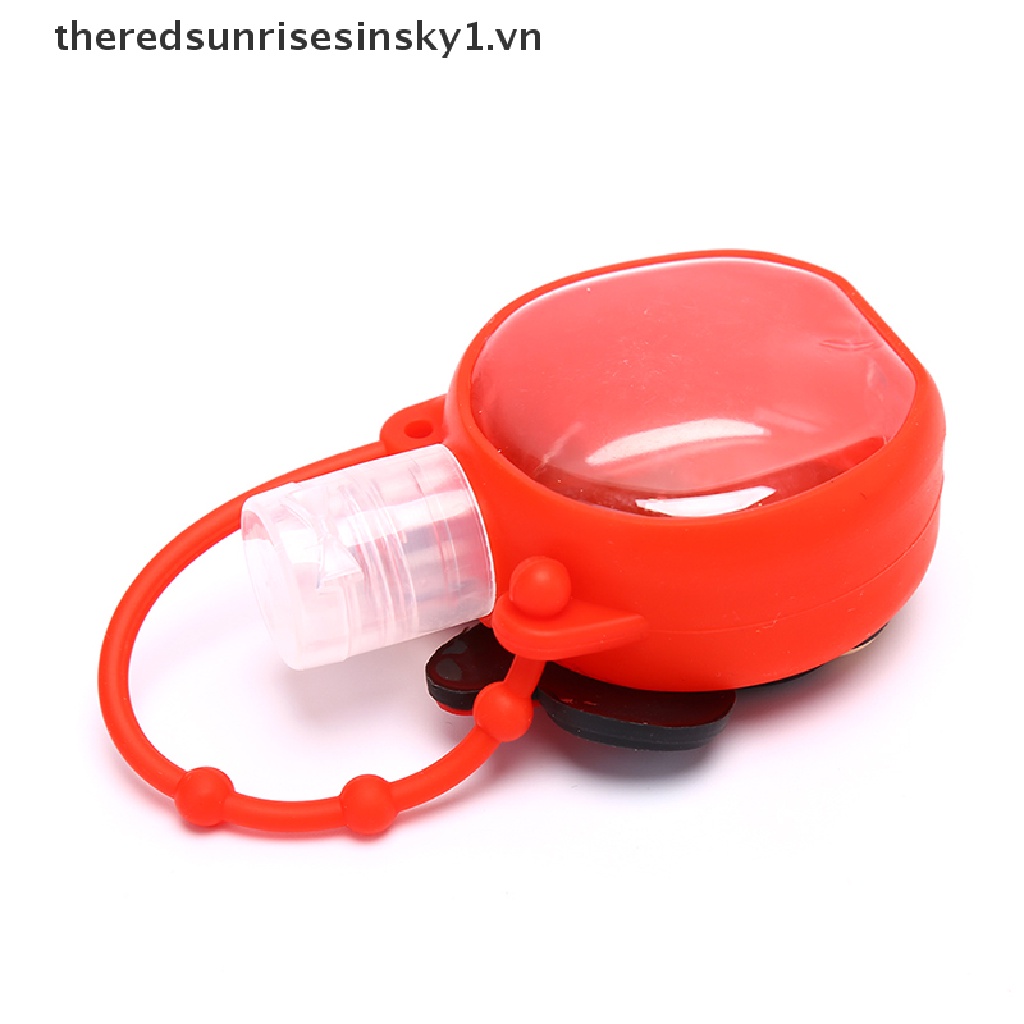 Chai rỗng đựng nước rửa tay sữa tắm thiết kế hoạt hình dáng tròn vui nhộn đáng yêu 30ml
