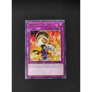 1 lá thẻ bài damage = reptile - angu-en058 - rare