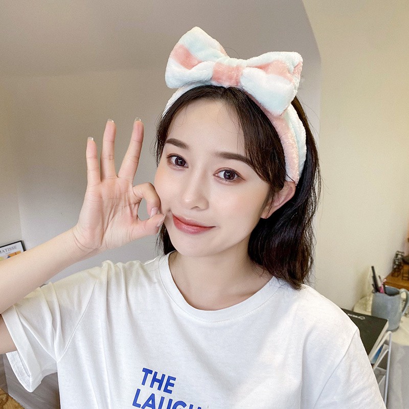 Băng đô rửa mặt dễ thương xinh xắn cài tóc cute nhỏ gọn DEECI BD08