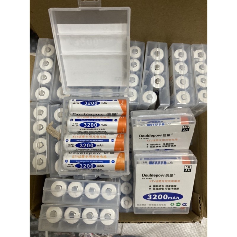 pin sạc douplepow 3200mah (vỉ 4 viên)