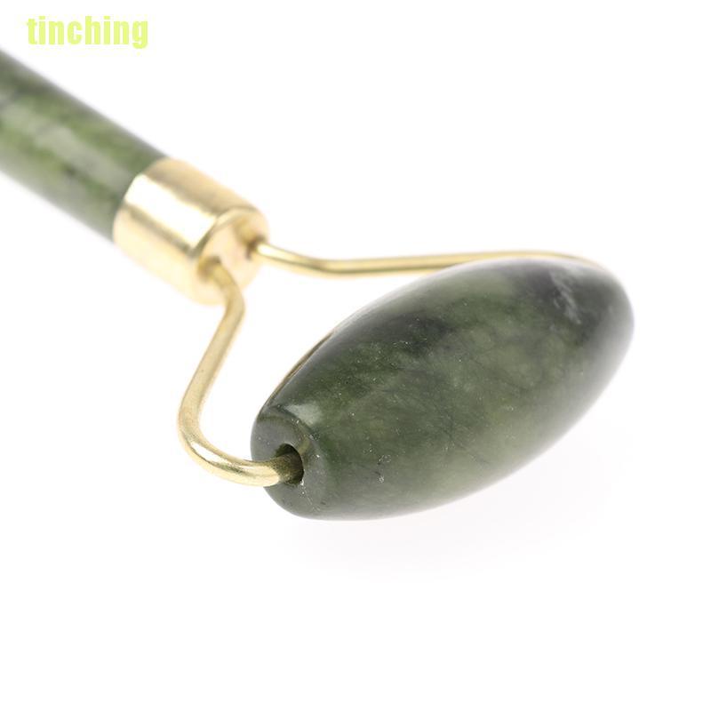Cây Lăn Mát Xa Mặt Bằng Đá Guasha + Đá