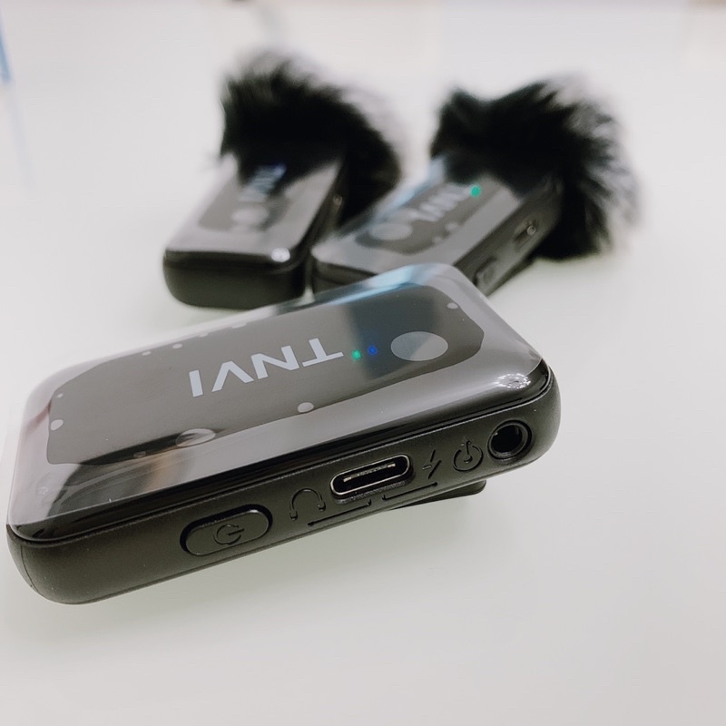 Bộ 2 micro cài áo không dây TNVI V3 dùng cho điện thoại, máy quay, quay vlog Youtube, phỏng vấn…