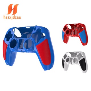 Vỏ Bọc Silicon Màu Xanh Dương / Đỏ Cho Tay Cầm Chơi Game Ps5
