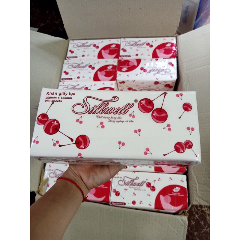 Giấy rút lụa Silkwell 280 tờ siêu dai
