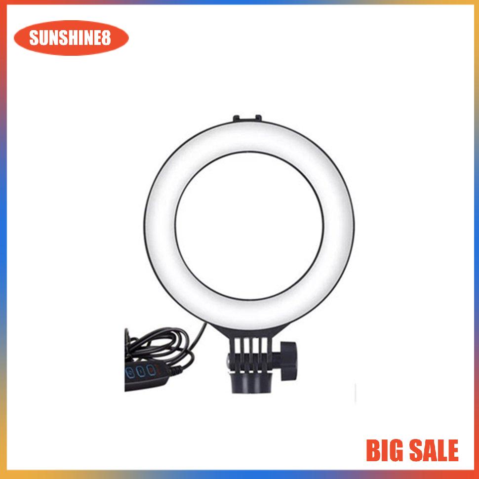 【SUN】[NEW]Lightweight Retractable Led Ring Fill Light Table Stand Selfie LED Ring Light