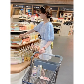 Set áo tơ phối chân váy kaki