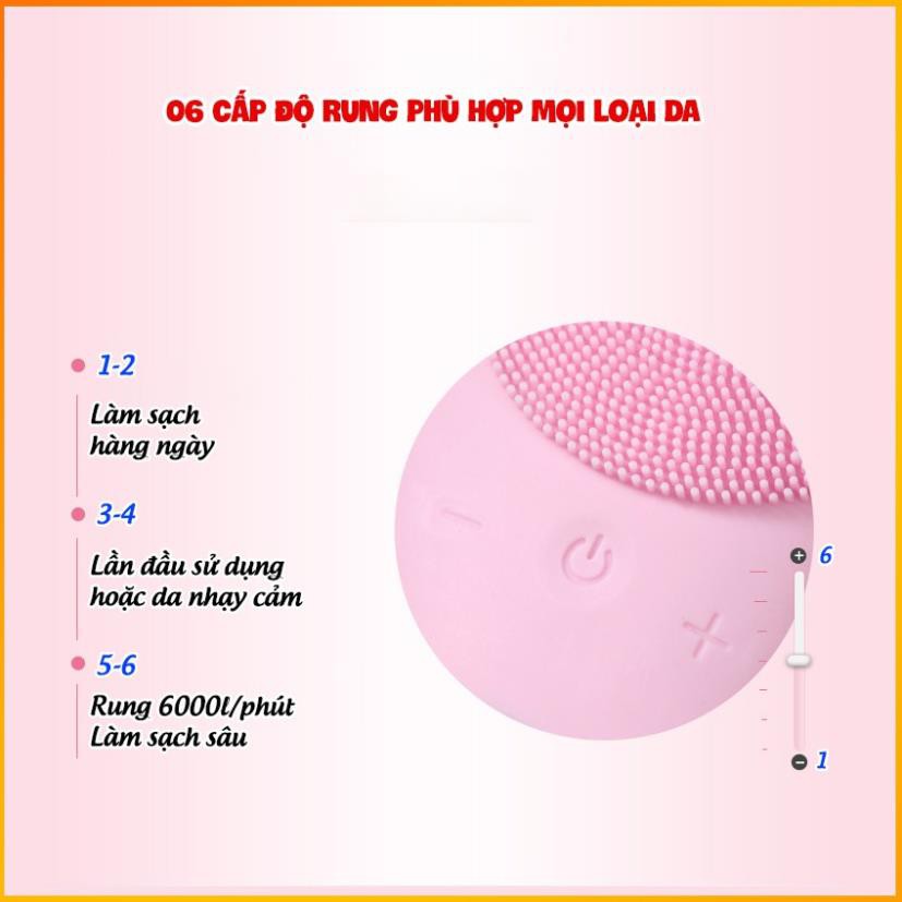 Máy rửa mặt Mianz Store công nghệ mới TẶNG QUẤN ĐẦU - BH 06 THÁNG – Rửa mặt – Massage nâng cơ hiệu quả