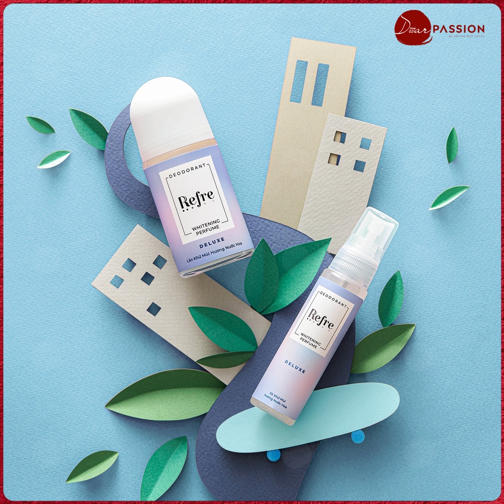Xịt Khử Mùi Refre Dưỡng Trắng Hương Nước Hoa Refre Whitening 30ml