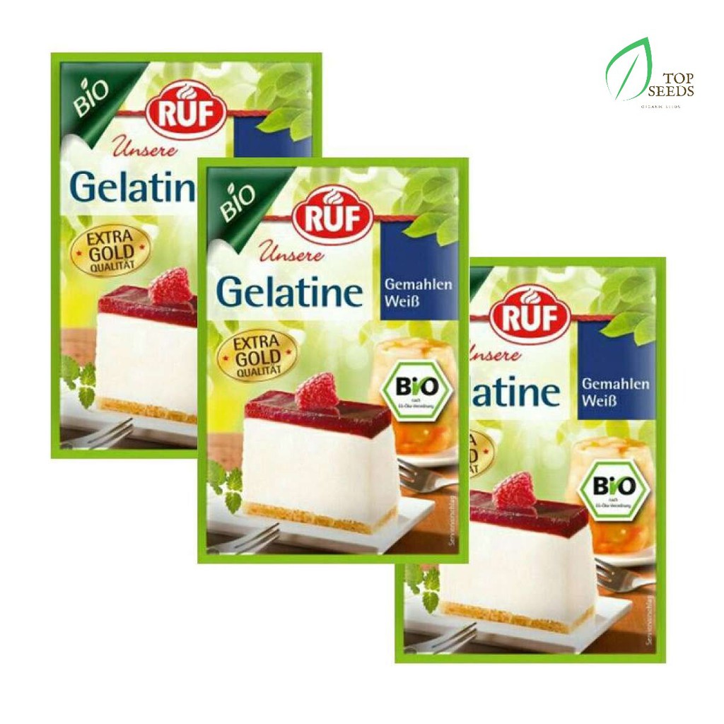 Bột Gelatin RUF Hữu Cơ Nhập Khẩu Đức Không Biến Đổi Gen Làm Thạch Rau Câu, Kẹo Dẻo An Toàn Tiện Lợi | BigBuy360 - bigbuy360.vn