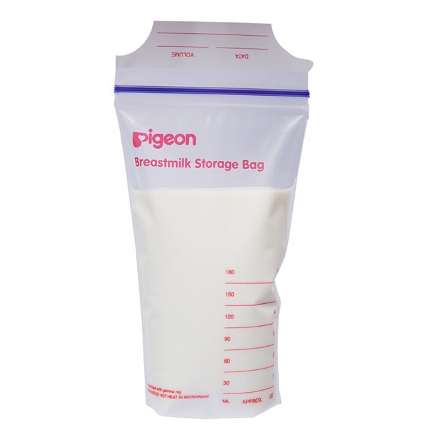 Túi trữ sữa Pigeon 180ml (25 túi/ hộp)