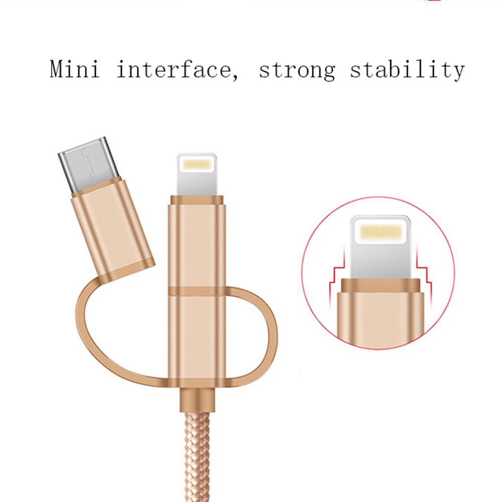 [✩On Sale!] Fast charging three-in-one data cable