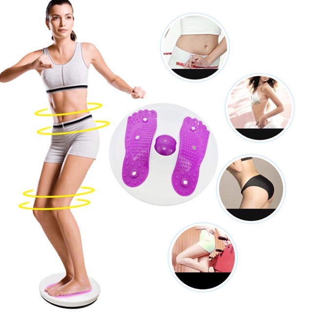 Xoay Eo Giảm Mỡ Bụng Hình Bàn Chân