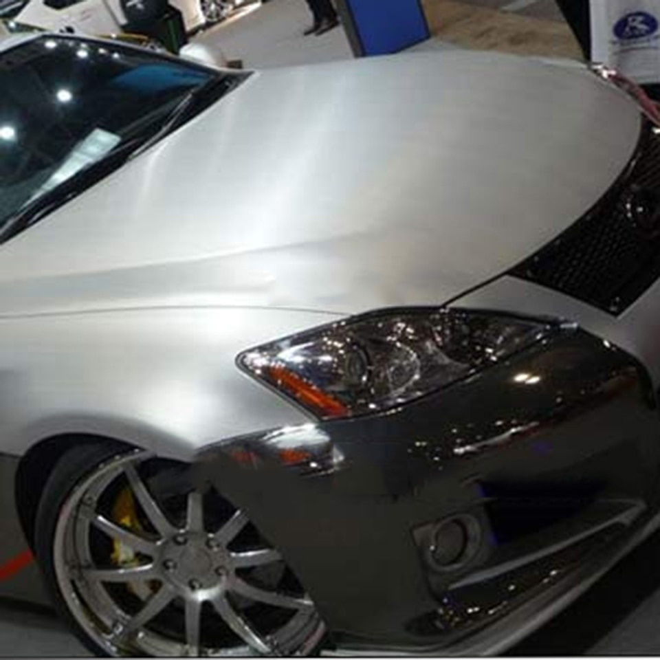 Rehoboth 30cmX100cm Kiểu dáng xe hơi Matt Brushed DIY Wrap Vinyl Film Sheet Bubble Free Air Release Xe máy Ô tô Dán xe hơi