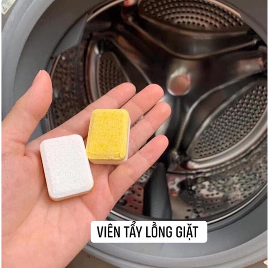 Viên Tẩy Lồng Máy Giặt DENKMIT Viên Vệ Sinh Máy Giặt, Khử Mùi Diệt Khuẩn Hàng Nhập Khẩu Chính Hãng