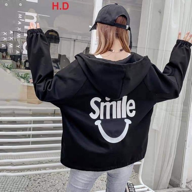 Áo gió SMILER mặt cười HĐ12