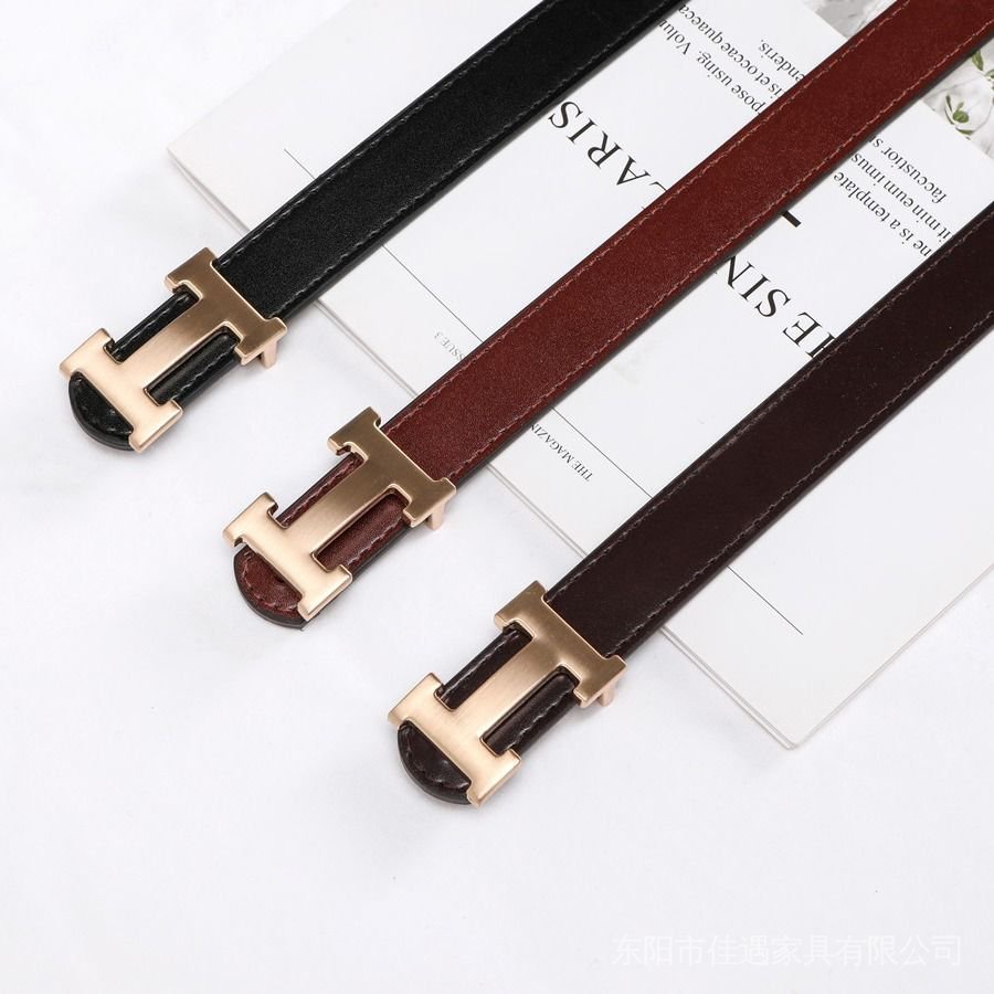 Thắt lưng da thời trang 2022 - Phù hợp cho nữ và nam, thiết kế giống LV, Gucci, Hermes