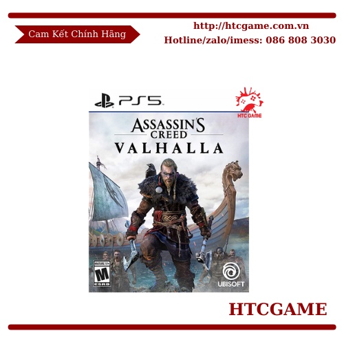 Đĩa game Assassin's Creed Valhalla dành cho PS4/PS5