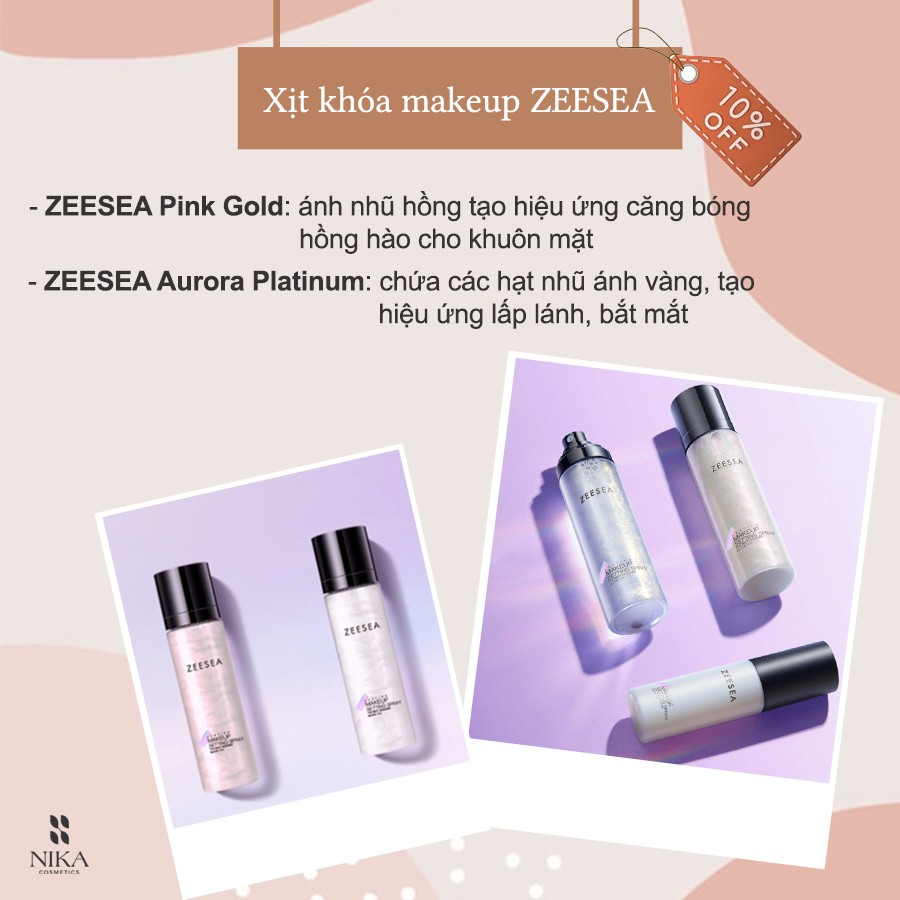 Xịt khóa nền make up Zee.sea 100ml | BigBuy360 - bigbuy360.vn