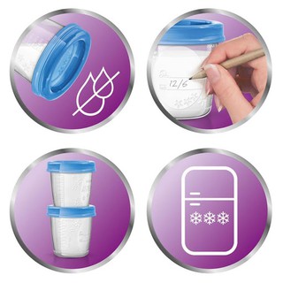 [ FREESHIP ] Cốc Trữ Sữa VIA Philips Avent (10Ly -180ml)