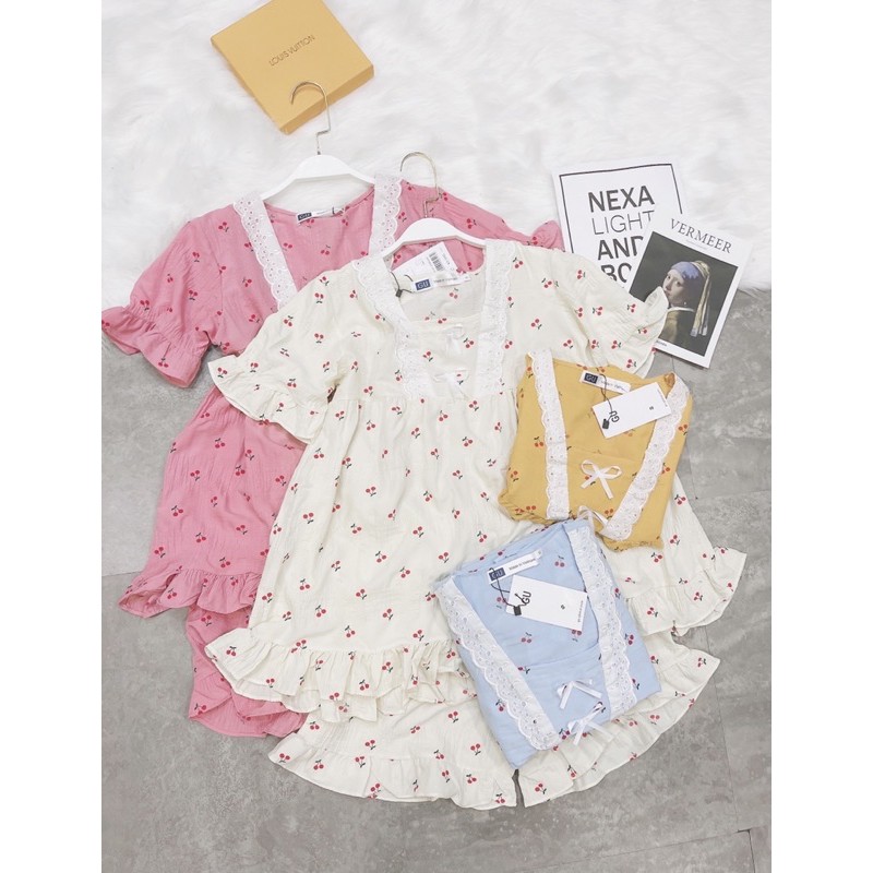 [Mã WASTCOOL giảm 15% tối đa 50K đơn 99K] BÁN SỈ BỘ GUU PHA REN HÌNH CHERRY CHO NỮ | BigBuy360 - bigbuy360.vn