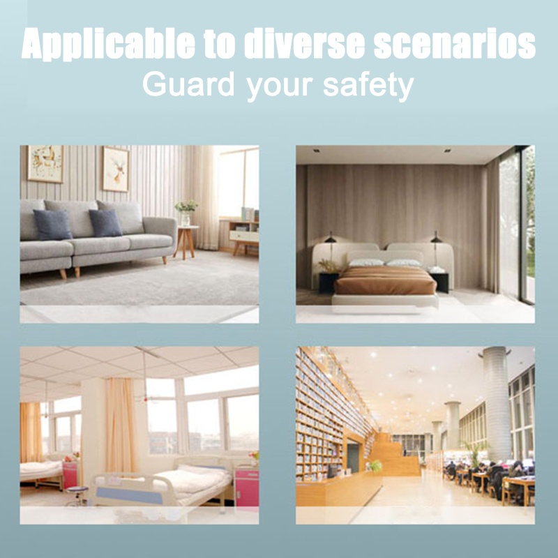 Thiết Bị Phát Hiện Khói Carbon Monoxide Hiển Thị Điện Áp Thấp