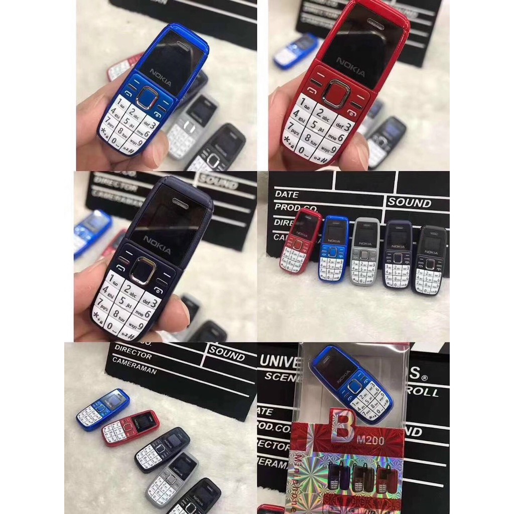 Điện Thoại Mini BM200 Thay Đổi Giọng Nói 02 Sim 02 Sóng Siêu Nhỏ Dễ Thương | BigBuy360 - bigbuy360.vn