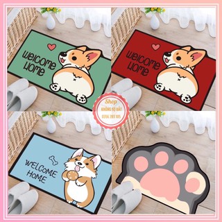 Thảm Chùi Chân Chống Trượt 3D Hình Thú Cute Mẫu Mới( giao mẫu ngẫu nhiên)