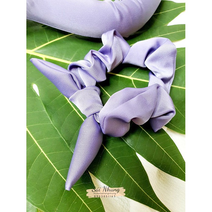 Thanh Cuốn Tóc Xoăn Lụa Cao Cấp Không Dùng Nhiệt (1 Thanh Cuốn Lõi Kẽm+ 2 Dây Cột Tóc+1 Kẹp Tóc)