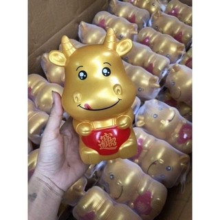 Ống Đựng Tiết Kiệm Hình Trâu Vàng