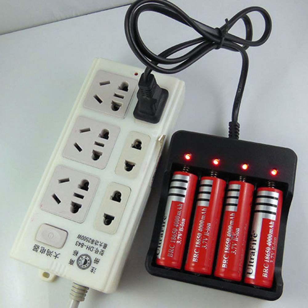 Bộ Sạc Pin Li-ion 4 Cổng 4.2V An Toàn Tự Động Sạc Được