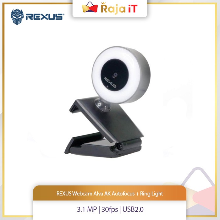 Bộ Webcam tự động lấy nét kèm vòng đèn | BigBuy360 - bigbuy360.vn