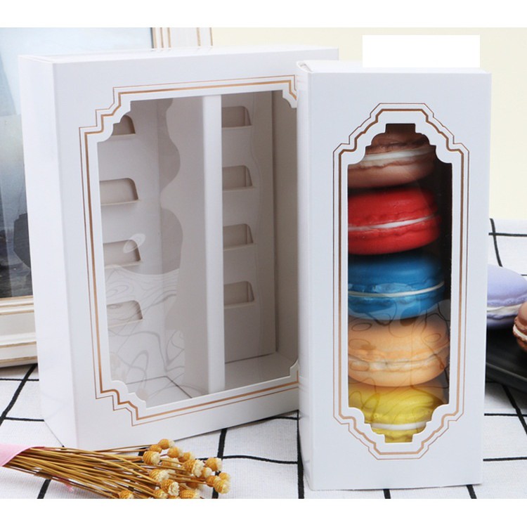 Hộp đựng bánh macarons/ bánh dứa/ bánh cookies/ kẹo nougat