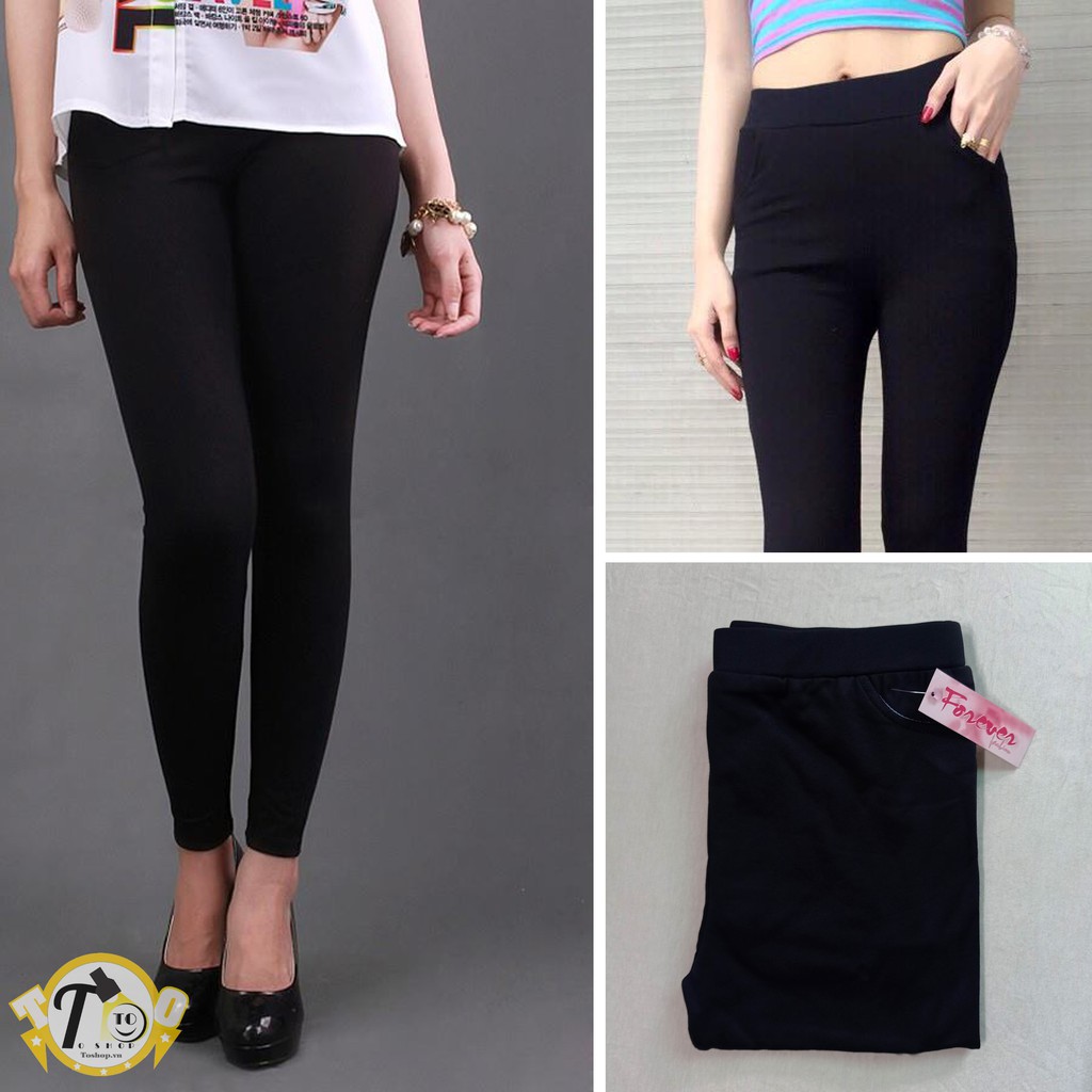 Quần legging trơn - thun nữ ôm body [ảnh + video thật]