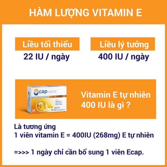 ECAP - Vitamin E cao cấp [ Chính Hãng ]