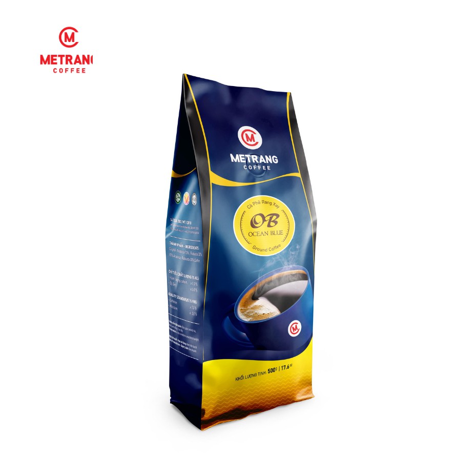 Cà phê Mê Trang Ocean Blue (OB) - Túi bột 500g