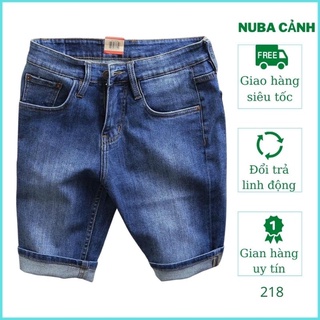 Quần short jean nam mẫu mới đẹp giá rẻ,quần bò ALi 218