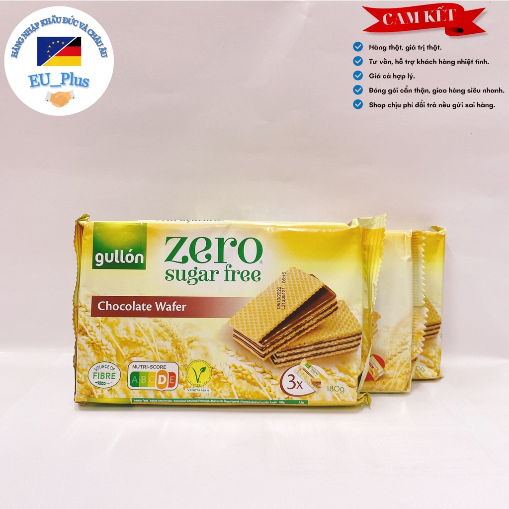 Bánh Gullon xốp ăn kiêng không đường 180g - Tây ban nha