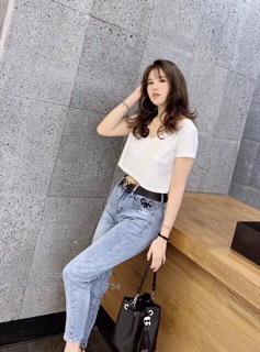 🌺 Áo cổ V Croptop SIÊU XINH 🌺