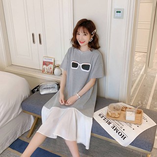 (Chất đẹp) Váy Suông Váy Đi Chơi Đi Biển Chất Đẹp, Co Giãn Phong Cách Hàn Quốc Đủ Size V2