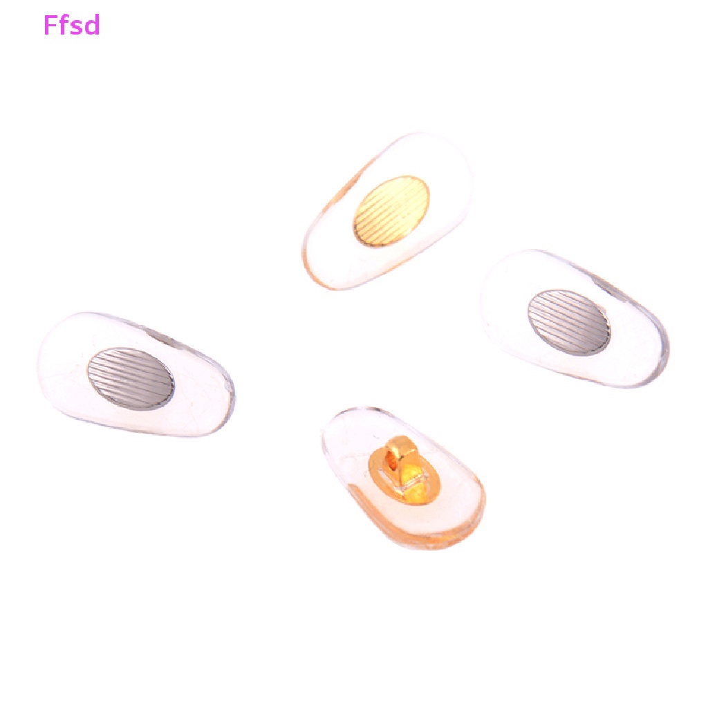 {Ffsd} Set 10 Cặp Đệm Mũi Bằng silicone Cho Kính Mát / Mắt Kính