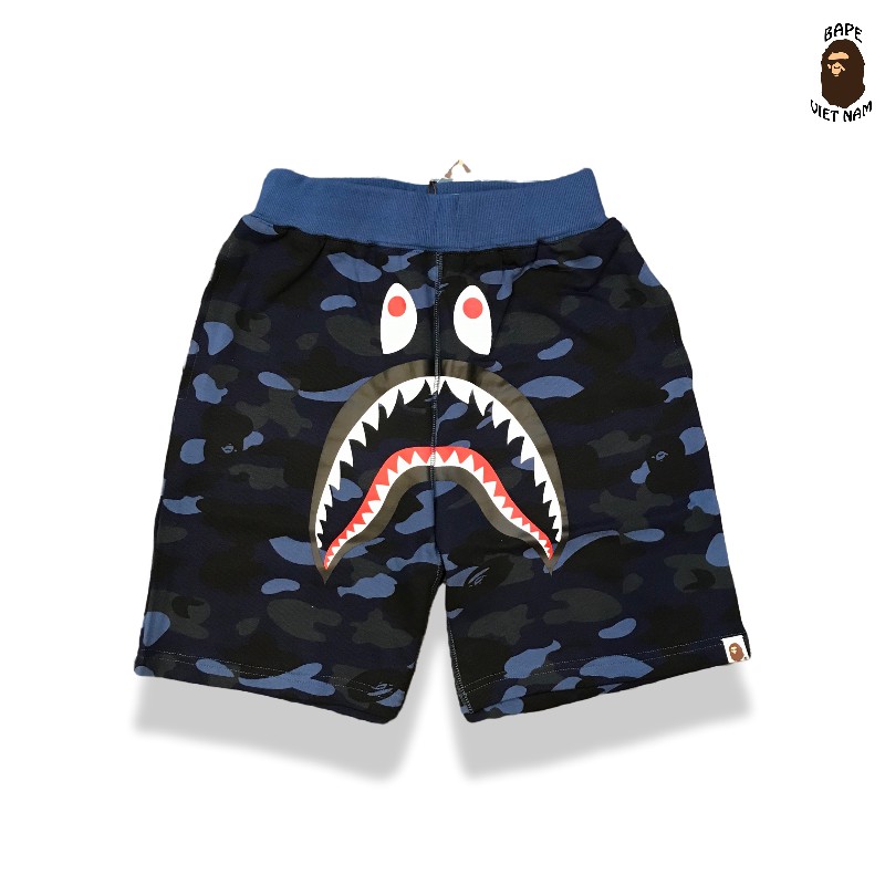 [FREESHIP] Short Bape Shark, Quần đùi Bape Cá Ngáo, Quần ngố A bathing Ape Cá mập 5 màu Camo | BigBuy360 - bigbuy360.vn