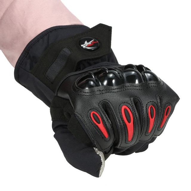 Găng tay chống nước 100% Probiker gù nhựa bảo vệ giữ ấm mùa đông có gù nhựa