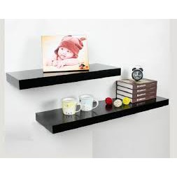 Kệ treo tường 2 thanh dài 60,100*20cm đỏ - đen